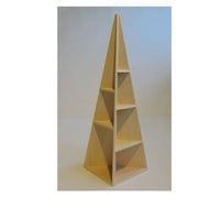 Pyramide deco-tårn ubh. H: 30 x 9,5 x 9,5 cm