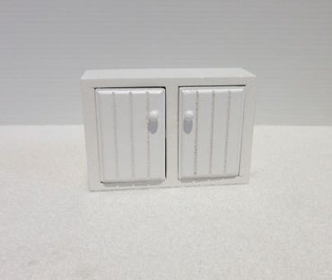 Kitchen wall cabinet painted white