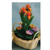 Blomster i kurv, Iris