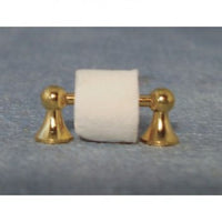 Toiletrulle holder m/ toiletpapir, messing