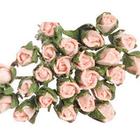 Rose knop pink, papir PR. STK.