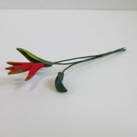 rød ,, bird of paradise " fimo