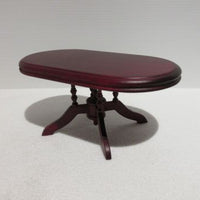 Spisebord mahogny, ovalt