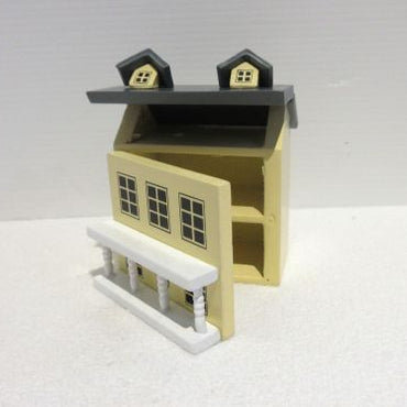 Dollhouse for the dollhouse de luxe can be opened, yellow