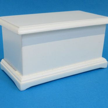 Coffin, white