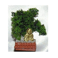 Bonsai træ m/ buda i messing
