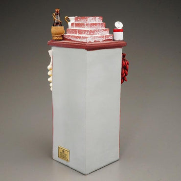 Pizzaovn, keramik m/ deco