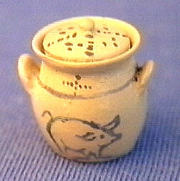 Höganäs keramik skål med påmalet gris