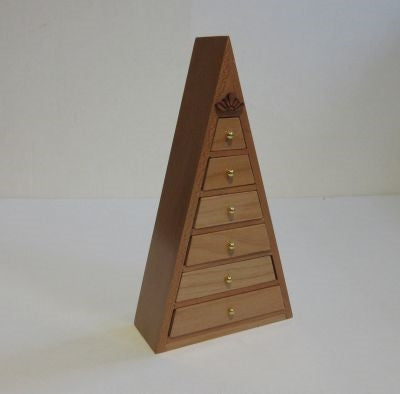 Pyramide cabinet, teak
