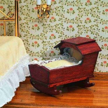 Chippendale cradle KIT incl. Bedding and upholstery fabric not included.