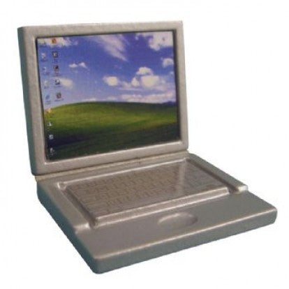 Laptop sølvfarvet