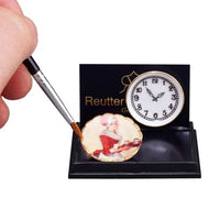 Kitchen porcelain clock and plate design chocolate, reutters