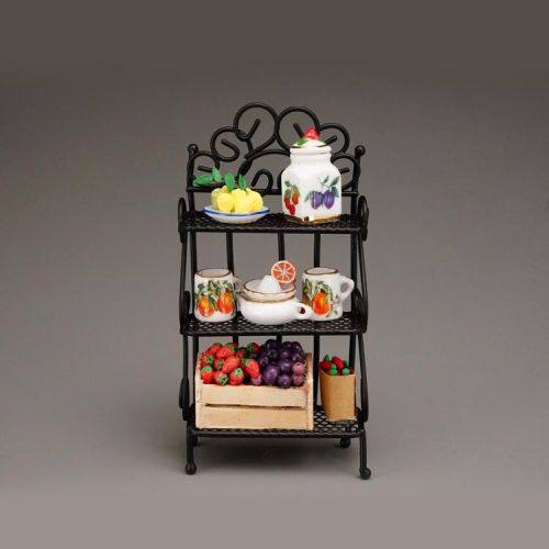 Reutters havereol m/deco, sort metal