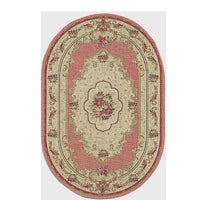 Gulvtæppe printet på hørlærred  oval 22 x 15 cm