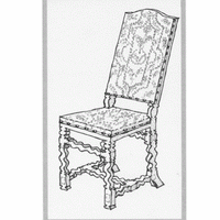spiral baroque chair