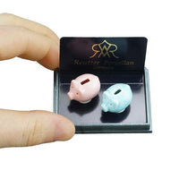small piggy banks porcelain 2 pcs.
