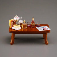 Cocktail table with deco,, after work evening "