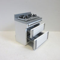 Gas stove white/silver