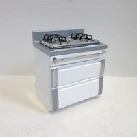 Gas stove white/silver