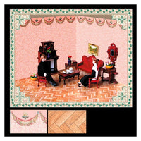 Gulvtapet + 3 ark tapet ( stue )