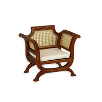 Armchair cane, walnut