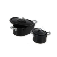 1 fish pot + 1 pot, metal