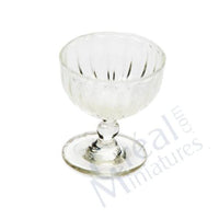 Ice cream bowl on stand, plastic