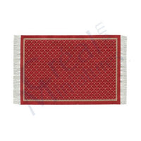 Carpet red w/gold dots
