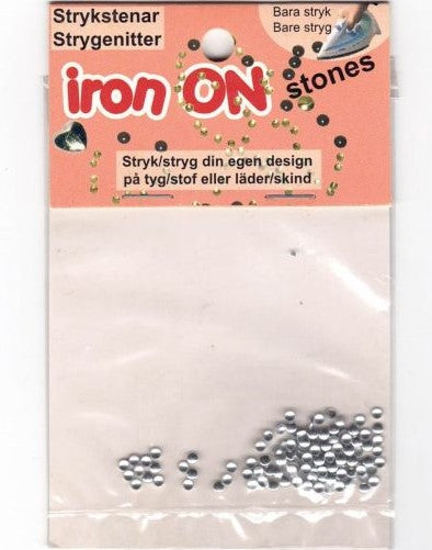 iron on sølv, runde