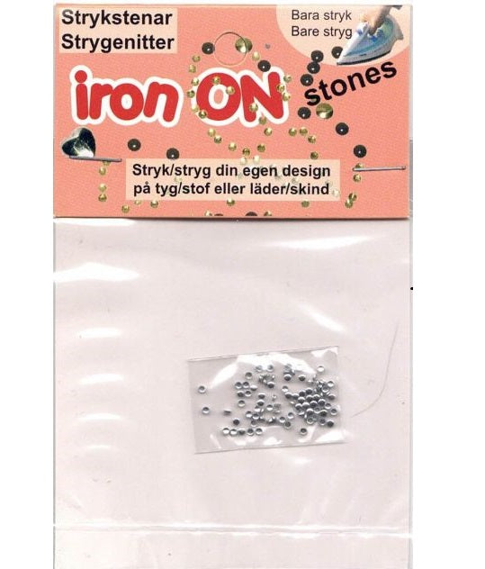 Iron on sølv runde