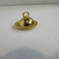 Round lidded dish "gold"