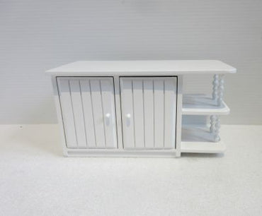 Køkken ø hvidmalet