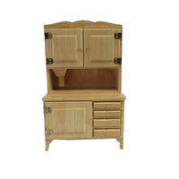 Køkkenskab med melbox, fyrtræ