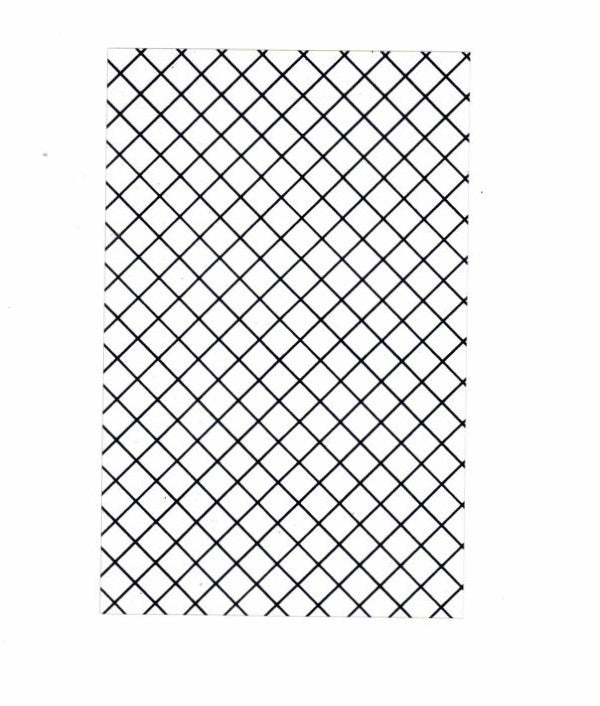 Tyndt ,,plexiglas"  ( blyindfattet )  9 x 14 cm