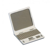 Laptop white metal