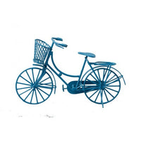 Shopping bike blue