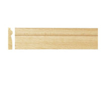 Fodpanel hvidlakeret 6 stk.