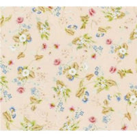Wallpaper rococo silk pink