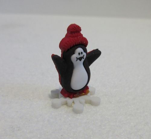 Pingvin på snefnug, plast