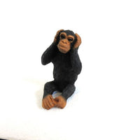 Chimpanzee resin,, won't listen"