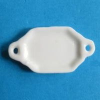 Falcon Collectible: Fad, hvid porcelæn m/ hanke