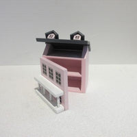Dollhouse for the dollhouse de luxe, can be opened, pink