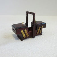 Heidi ott sewing box mahogany
