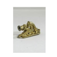 Wall candle holder, brass
