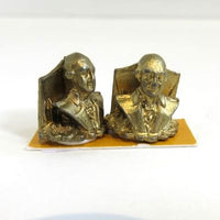 Bookends "Lincoln" "gold"