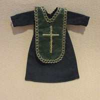 Black priest's gown + mass shawl
