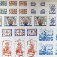 Wall decorations (tiles) embossed cardboard