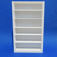 Shelf, white plastic