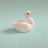Porcelænskrukke ,, svane "