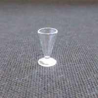 Mundblæst champagneglas